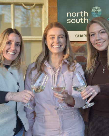 L-R Managing Director Kim Wilson, Sustainability Manager Erin Williams, Head of Technical Emily Brighton MW